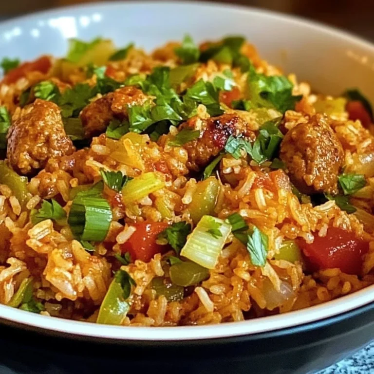 Cajun Cabbage Jambalaya with colorful vegetables in a bowl