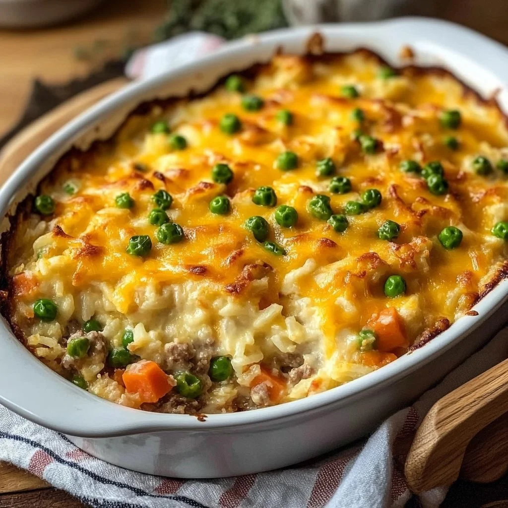 Easy 5-ingredient casserole recipe by Dolly Parton, perfect for quick meals.