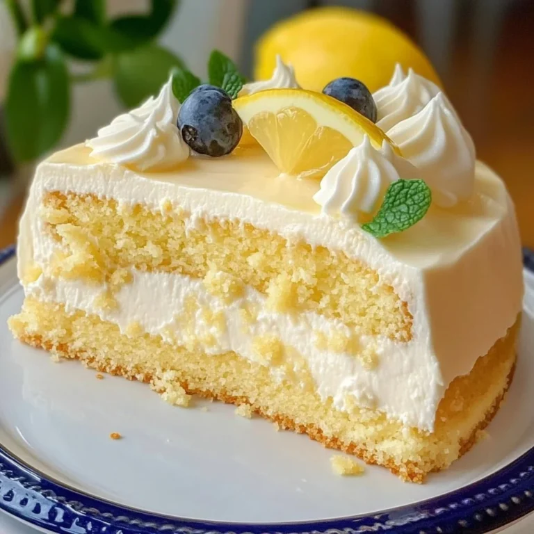 Slice of rich and moist lemon cheesecake cake on a white plate