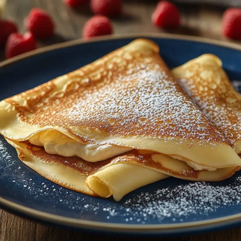 Delicious Cheese Blintzes stuffed with creamy cheese filling on a plate