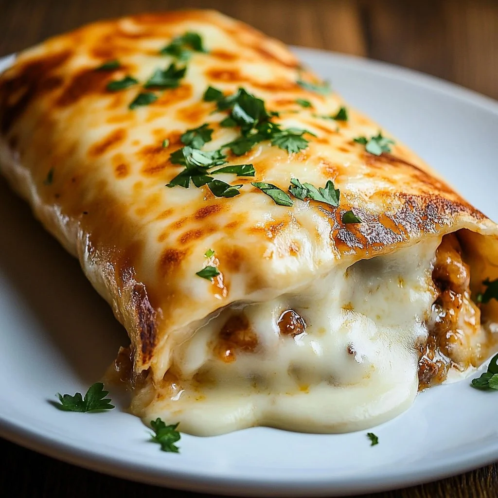 Cheesy garlic chicken wraps served with vibrant vegetables and a tangy dipping sauce.