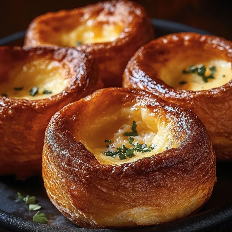 Light and fluffy classic popovers fresh from the oven, perfect for any meal.