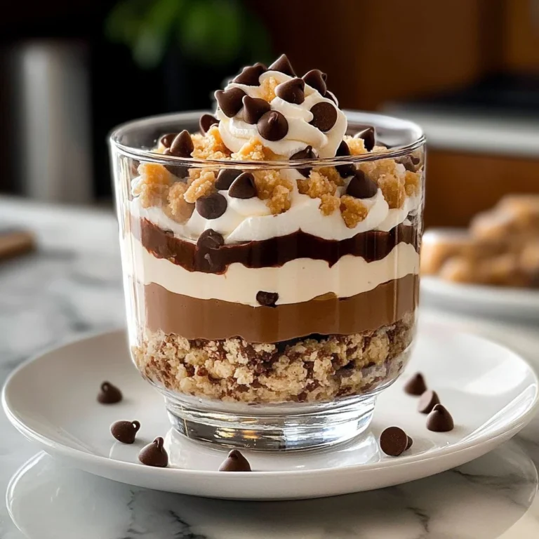 Delicious cookie dough overnight oats in a jar with chocolate chips on top