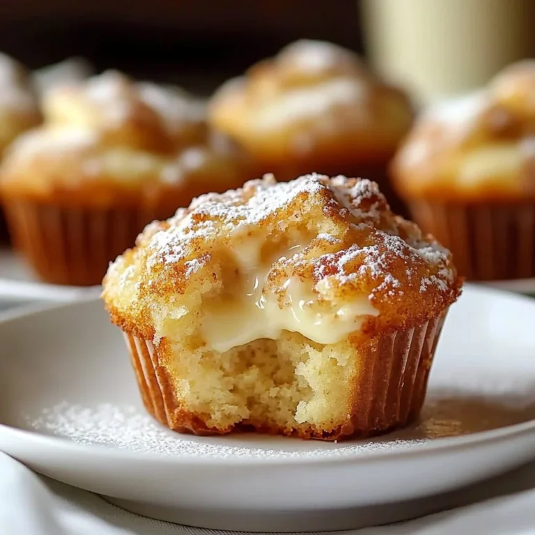 Delicious gooey cinnamon cream cheese muffins ready to enjoy