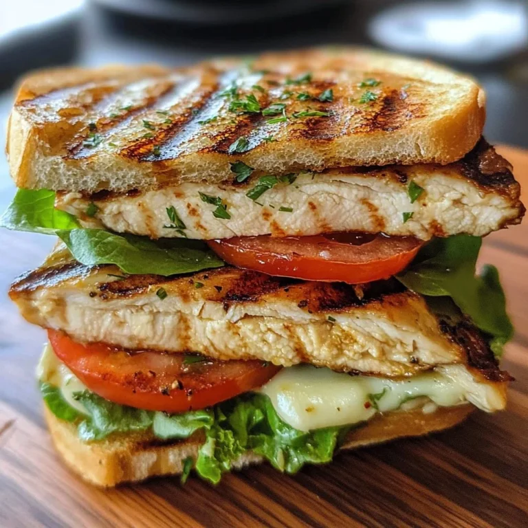 Grilled chicken sandwich with fresh ingredients and toppings