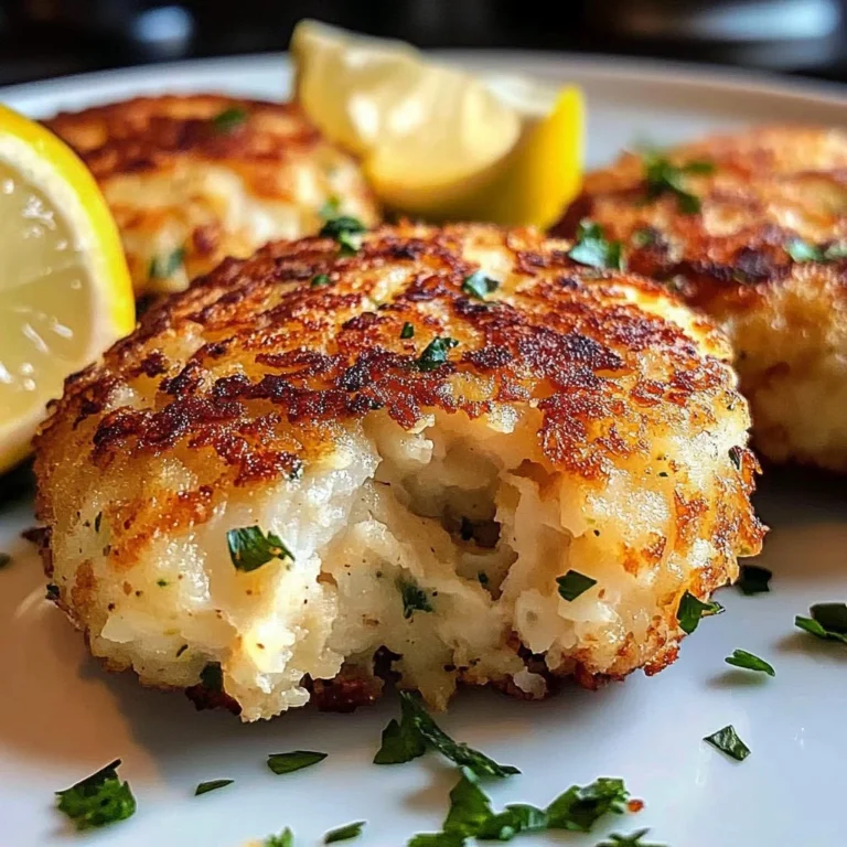 Delicious Maryland style crab cakes on a plate, ready to serve for dinner