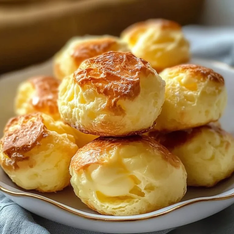 Delicious Nun's Puffs freshly baked and served on a plate.