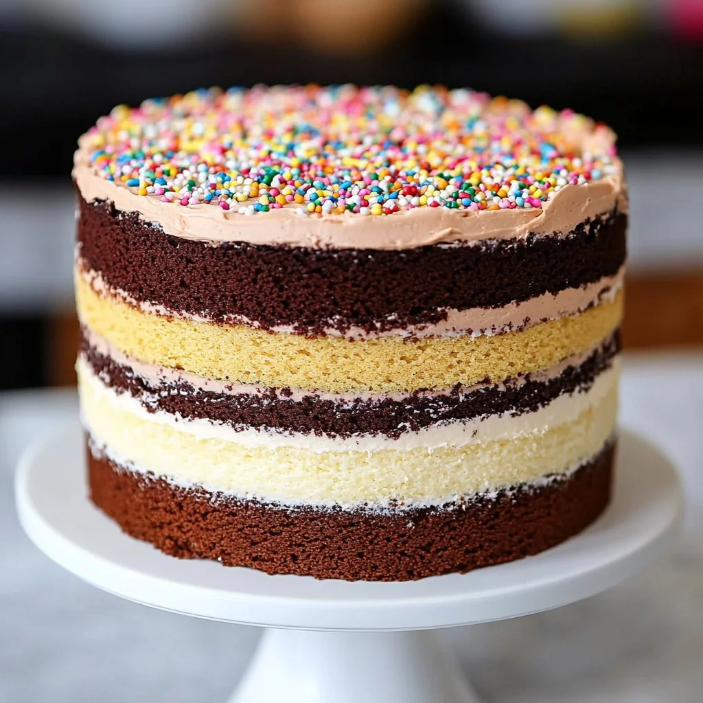 Delicious simple layer cakes displayed beautifully for any celebration