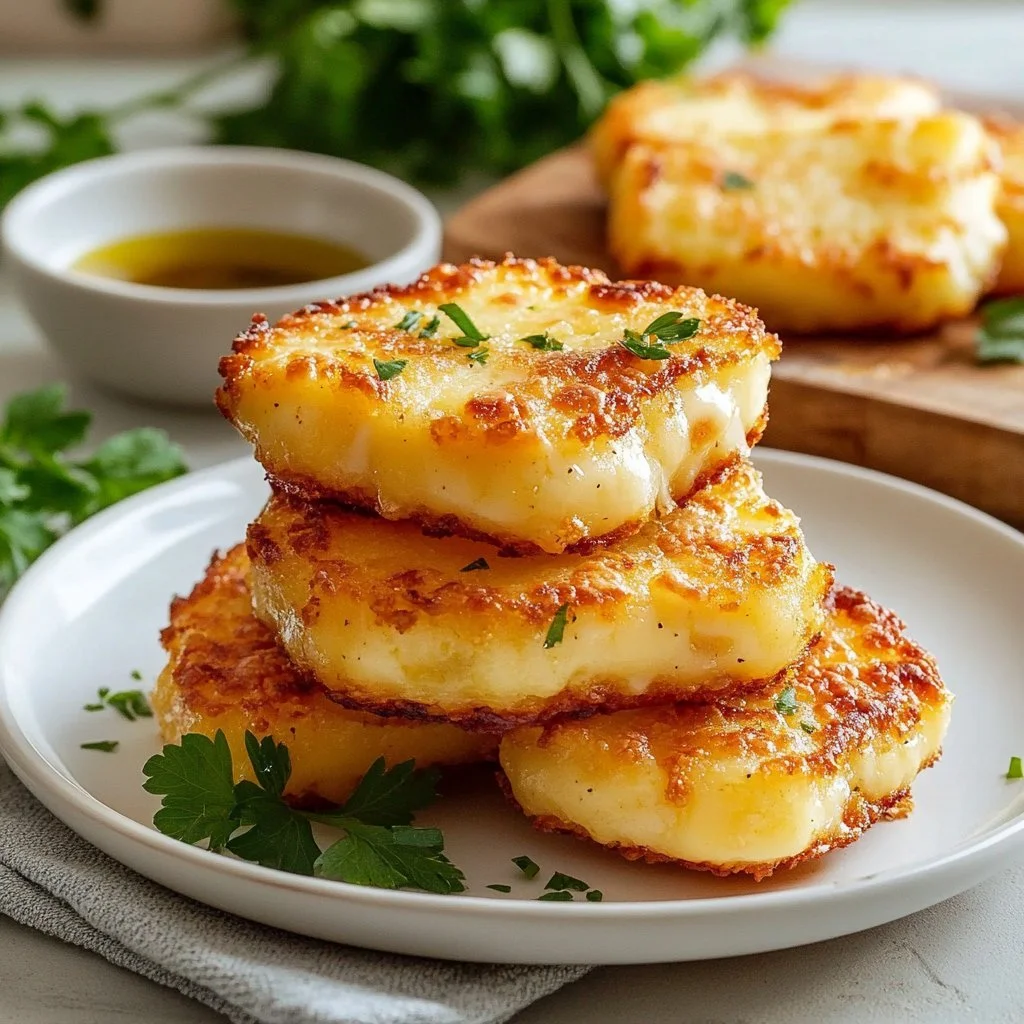 Crispy mashed potato cheese puffs served in a bowl, perfect for snacking.