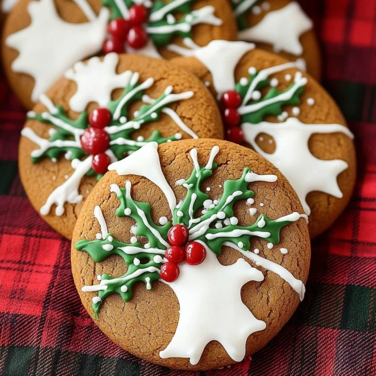 White chocolate dipped ginger cookies on a plate.